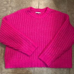 pink american eagle sweater